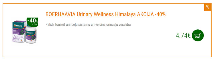 BOERHAAVIA Urinary Wellness Himalaya AKCIJA -40% info www.herbals.lv