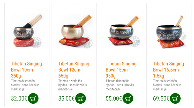 Tibetan Singing Bowl info www.herbals.lv