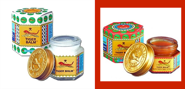 Red and white Tiger balm