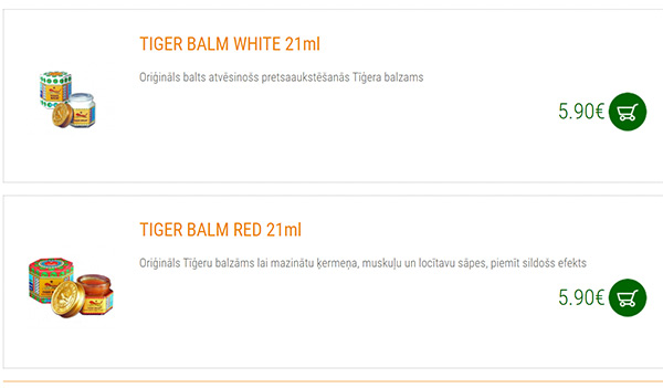 Tiger balm Herbals