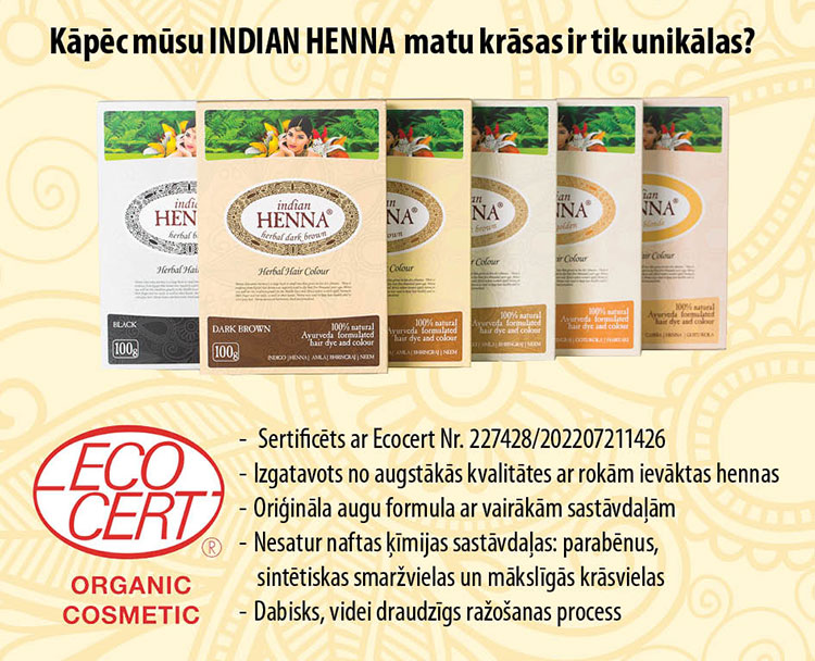 Kāpēc mūsu INDIAN HENNA matu krāsas ir tik unikālas?