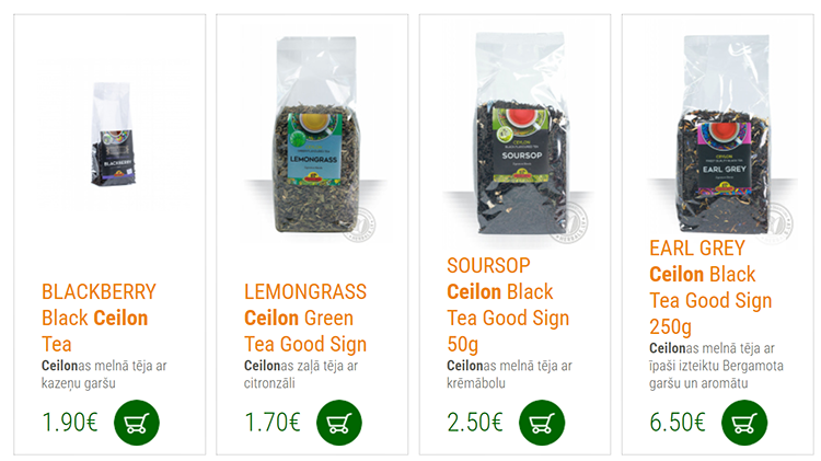 Ceilonas tējas šķirnes