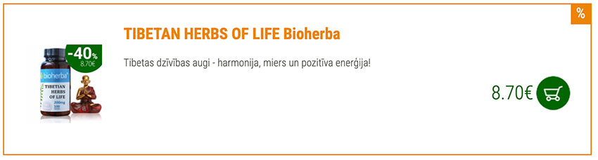 Tibetas dzīvības augi - harmonija, miers un pozitīva enerģija! info www.herbals.lv