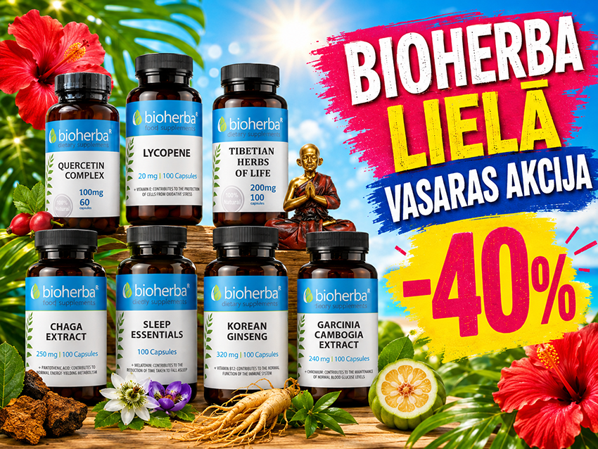 BIOHERBA LIELĀ VASARAS AKCIJA –40%