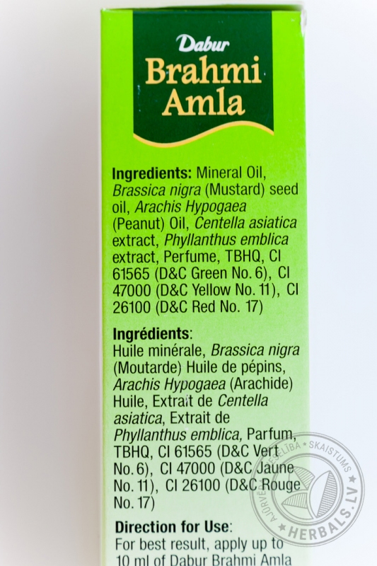 Dabur amla hair oil cheap ingredients